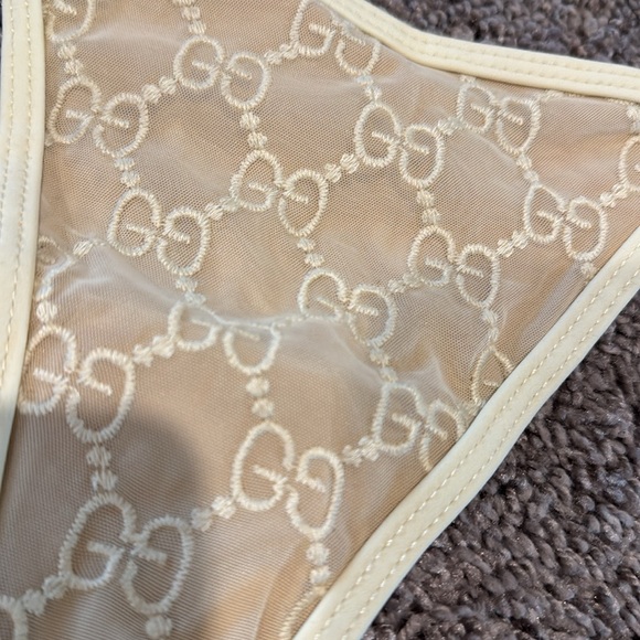Gucci Ivory Sheer Bikini Set - Picture 3 of 6